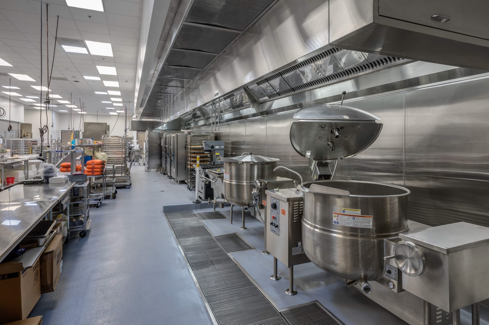Irvine Unified School District kitchen machinery.